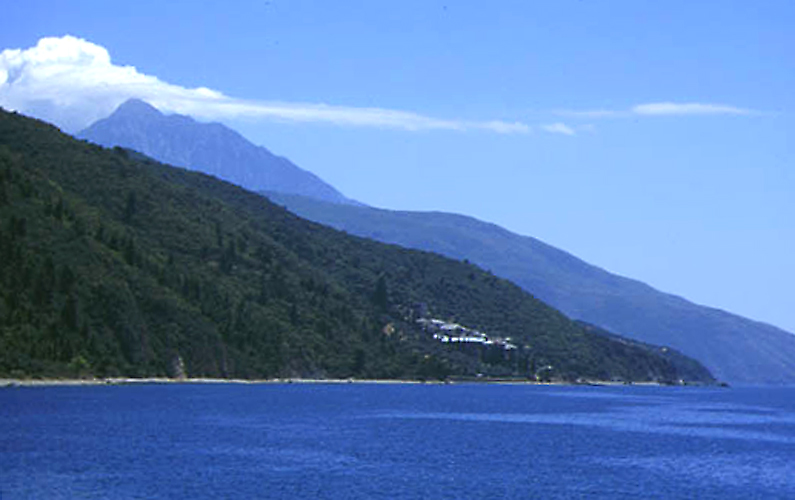 Monastère de Dochiariou et HAGION OROS (2033m)