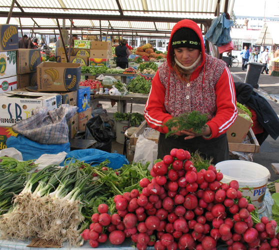 Le marché de Sibiu Piata Cibin.