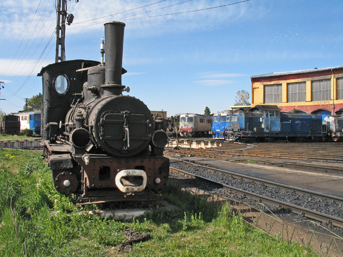 Sibiu – dépôt-musée du chemin de fer.